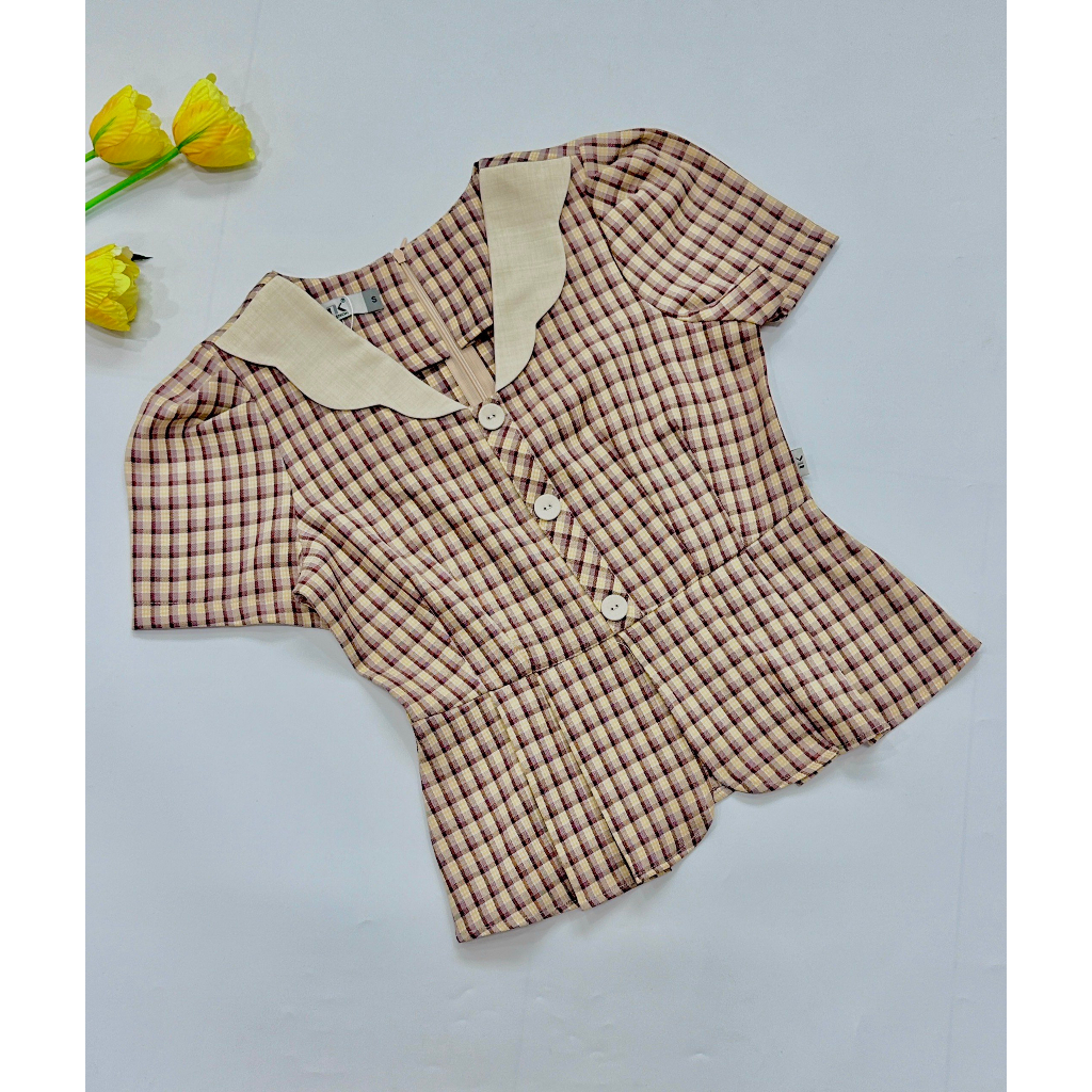 Áo Sơ Mi Phối Cổ NK Fashion Kiểu Dáng Trẻ Trung, Chất Liệu Cao Cấp NKFSM2306027