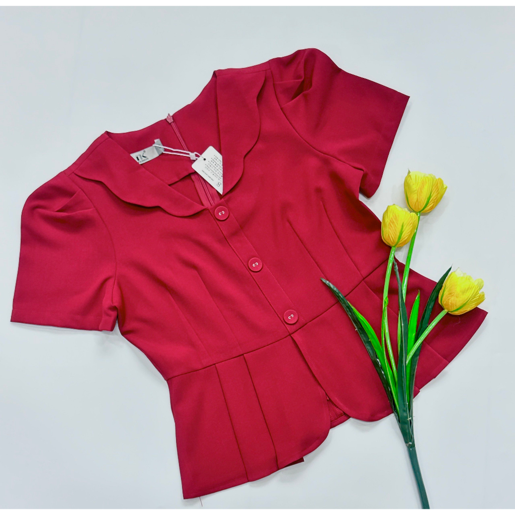 Áo Sơ Mi Phối Cổ NK Fashion Kiểu Dáng Trẻ Trung, Chất Liệu Cao Cấp NKFSM2306027