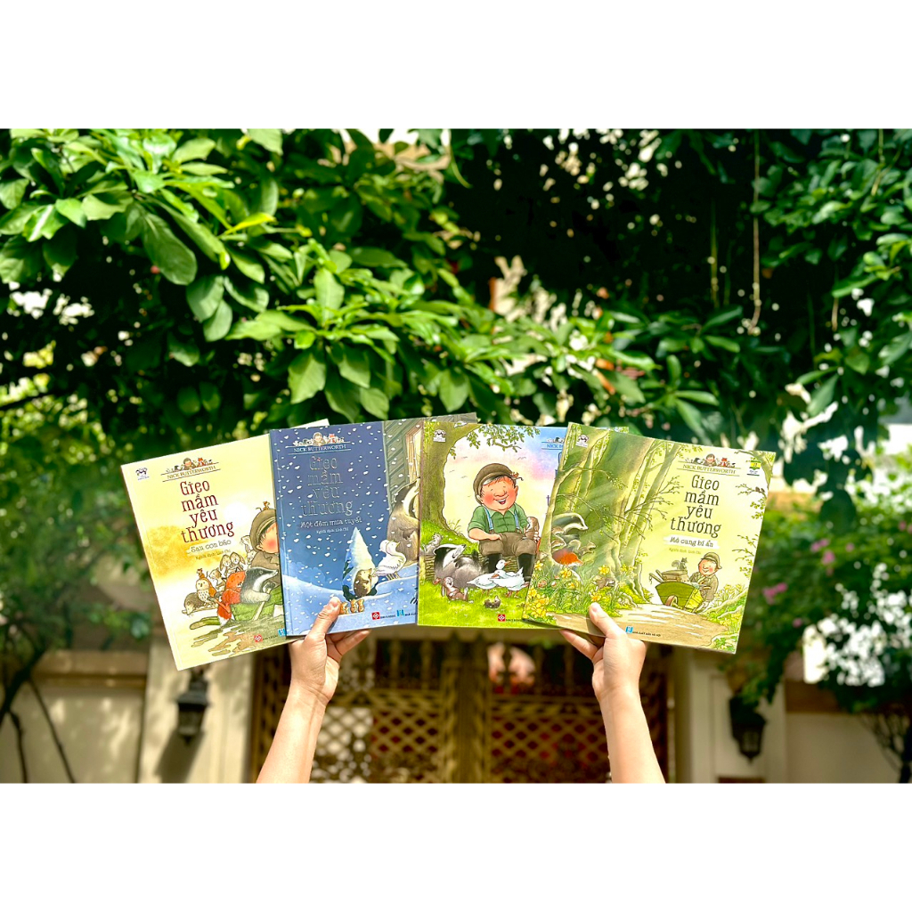 Sách Đinh Tị - Combo 4 tập Gieo mầm yêu thương dành cho bé 3 - 9 tuổi (4 Cuốn)