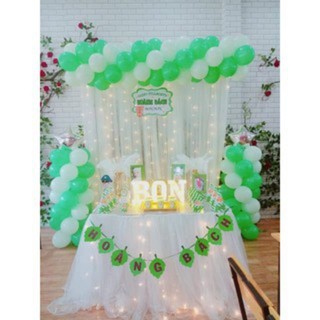 Rèm vải voan thun đã may trang trí sinh nhật, đám cưới, sự kiện
