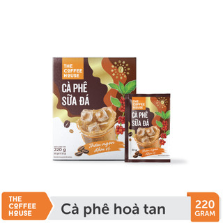 Combo 4 The Coffee House Cà phê sữa đá hoà tan (Hộp 10 gói x 22g)
