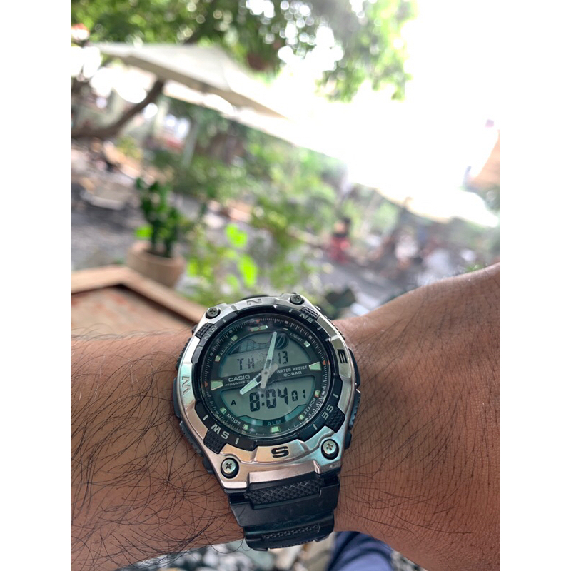 Đồng hồ nam casio AQW-100 dây nhựa
