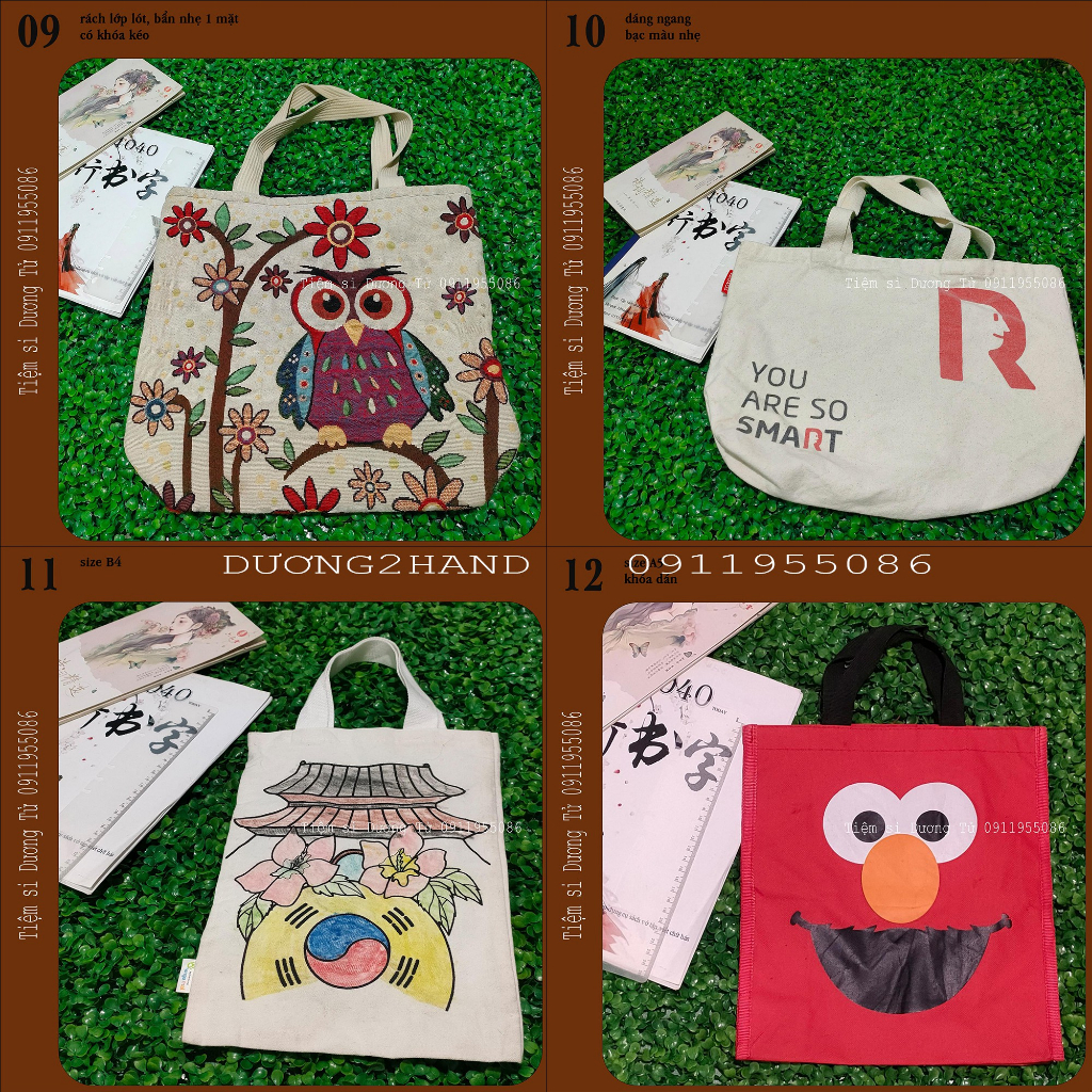 Túi tote 2hand nhiều kiểu dáng và màu sắc