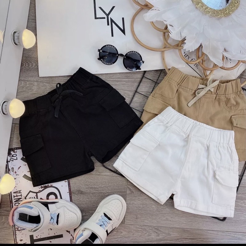 Quần Kaki đùi túi hộp cho bé siêu xinh