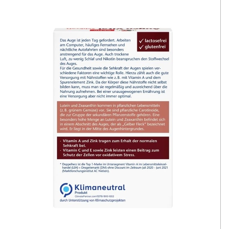 Viên uống bổ mắt Augen Vital, 30 viên