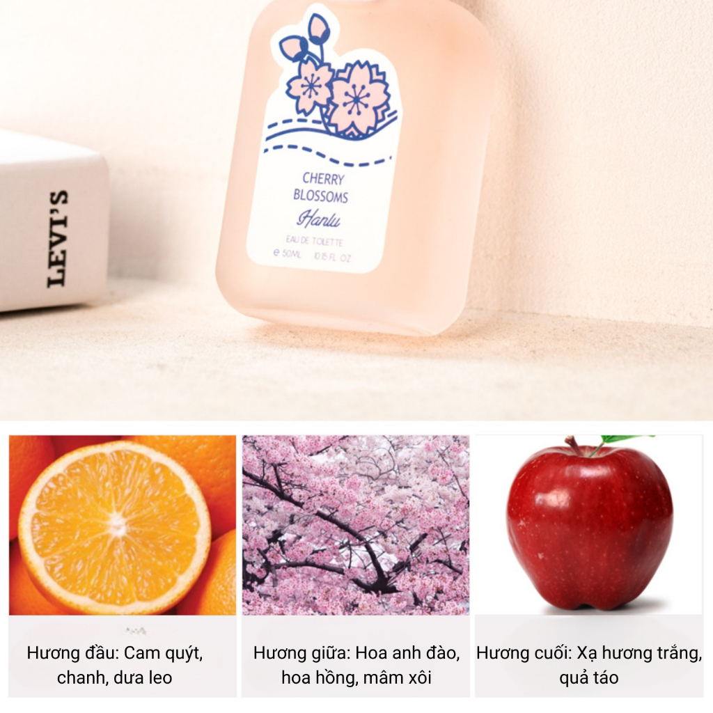 Nước Hoa HanLu Bear BaBy 50ml Tạo Hương Thơm Nhẹ Nhàng Quyến Rũ, Nước Hoa Body Thơm Mát Với Hương Trái Cây Ngọt