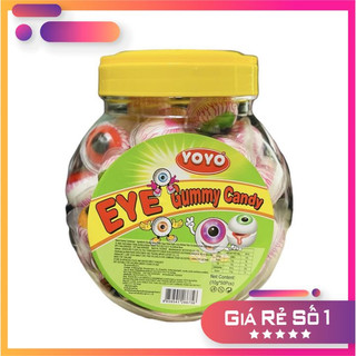 Kẹo dẻo có nhân hàng thái lan hình con mắt, 1 viên 18g, hủ 900g