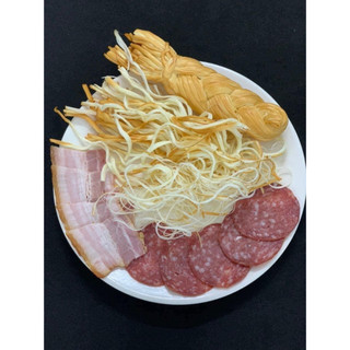 Phô mai hun khói Nga, hiệu Chechil Kosa 180g, Сыр Предгорье Кавказа Чечил Коса копченый, 180г