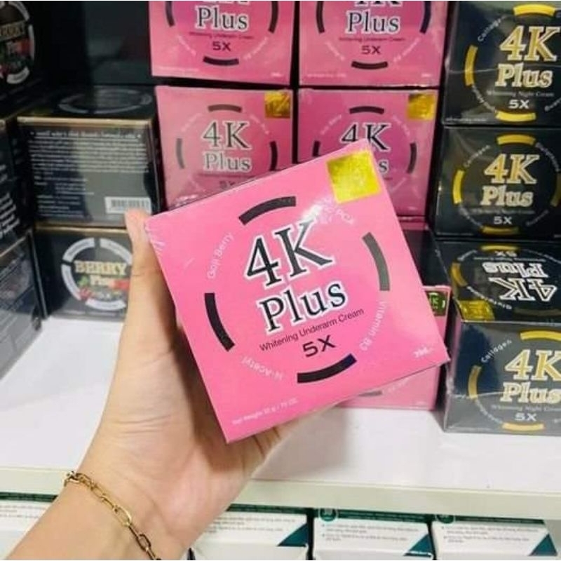 Kem dưỡng trắng giảm thâm nách 4k Plus 5x Whitening Underarm Cream Thái Lan 20g