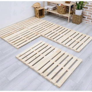 Giường gỗ pallet gấp gọn siêu xinh