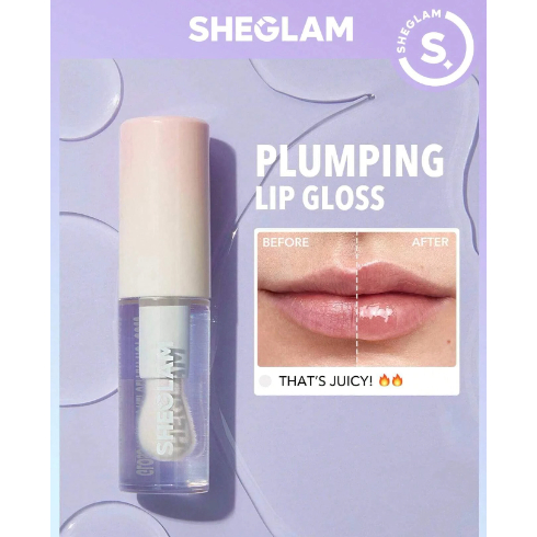 Son bóng làm dầy môi SHEGLAM, son bóng dưỡng ẩm môi