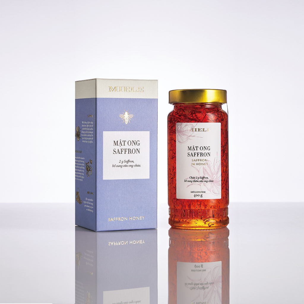 Combo: Mật ong Curcumin 400g + Mật ong Saffron 400g