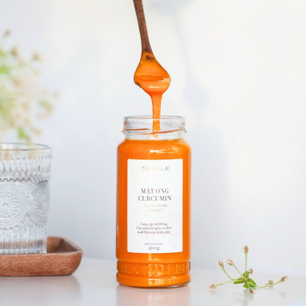 Combo: Mật ong Curcumin 400g + Mật ong Saffron 400g