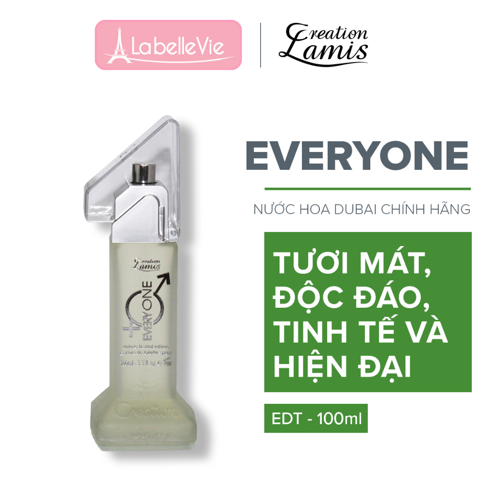 Nước hoa nam nữ Dubai Creation Lamis Unisex Everyone hương thơm tươi mát và độc đáo 100ml