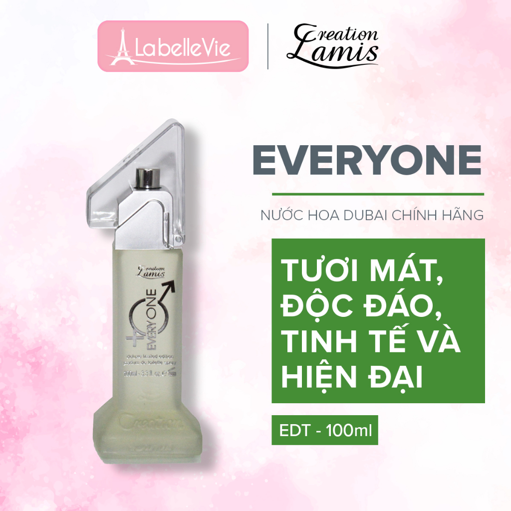 Nước hoa nam nữ Dubai Creation Lamis Unisex Everyone hương thơm tươi mát và độc đáo 100ml