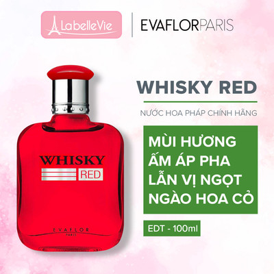 Nước hoa nam Evaflor Whisky Red chính hãng Pháp, mùi hương nam tính quyến rũ 100ml