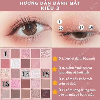 Bảng Phấn Mắt Nội Địa Trung 25 Ô