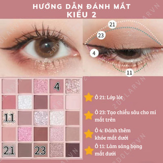 Bảng Phấn Mắt Nội Địa Trung 25 Ô