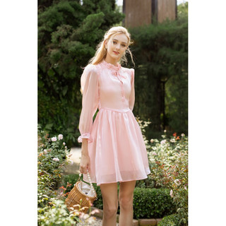 Đầm xoè ngắn tay dài phồng - Amelia Dress