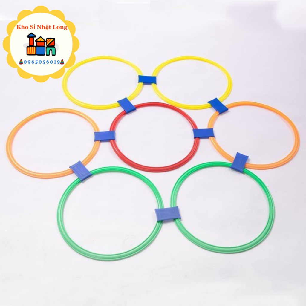 Set 10 Vòng Nhảy lò cò Thông Minh Cho Bé size lớn 38 cm có khớp nối