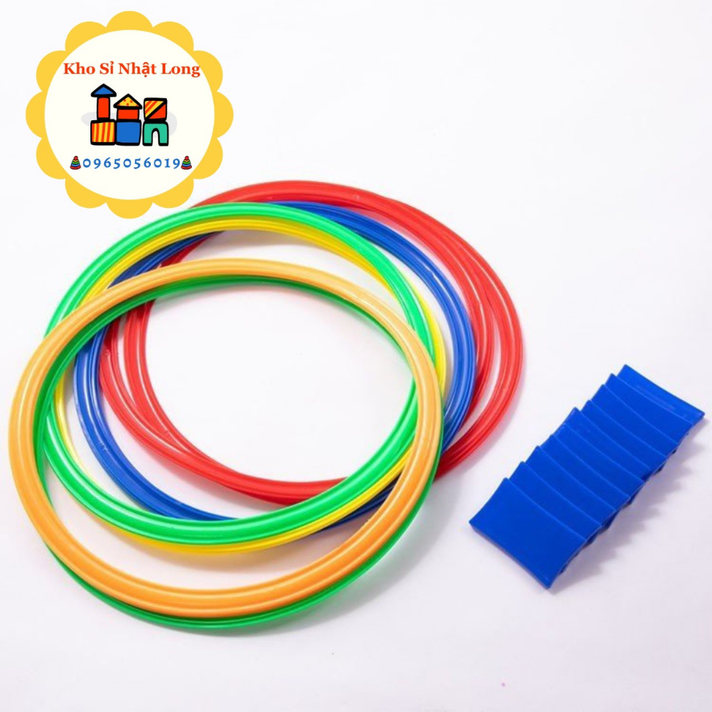 Set 10 Vòng Nhảy lò cò Thông Minh Cho Bé size lớn 38 cm có khớp nối