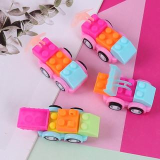 Xe ô tô mô hình lego mini, đồ chơi ô tô mini chạy đà cho bé.