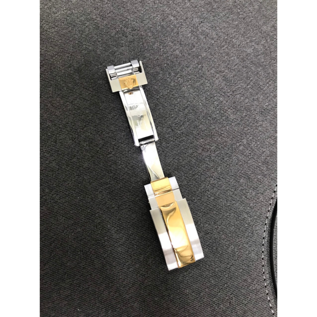 Khóa Rolex đầu ôm - khoá hộp Nguyên Khối dành cho Dây rolex cao su size 20mm 21mm Thép không gỉ