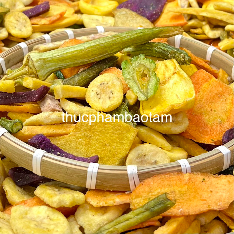 Rau Củ Quả Sấy Giòn - Hàng Loại 1