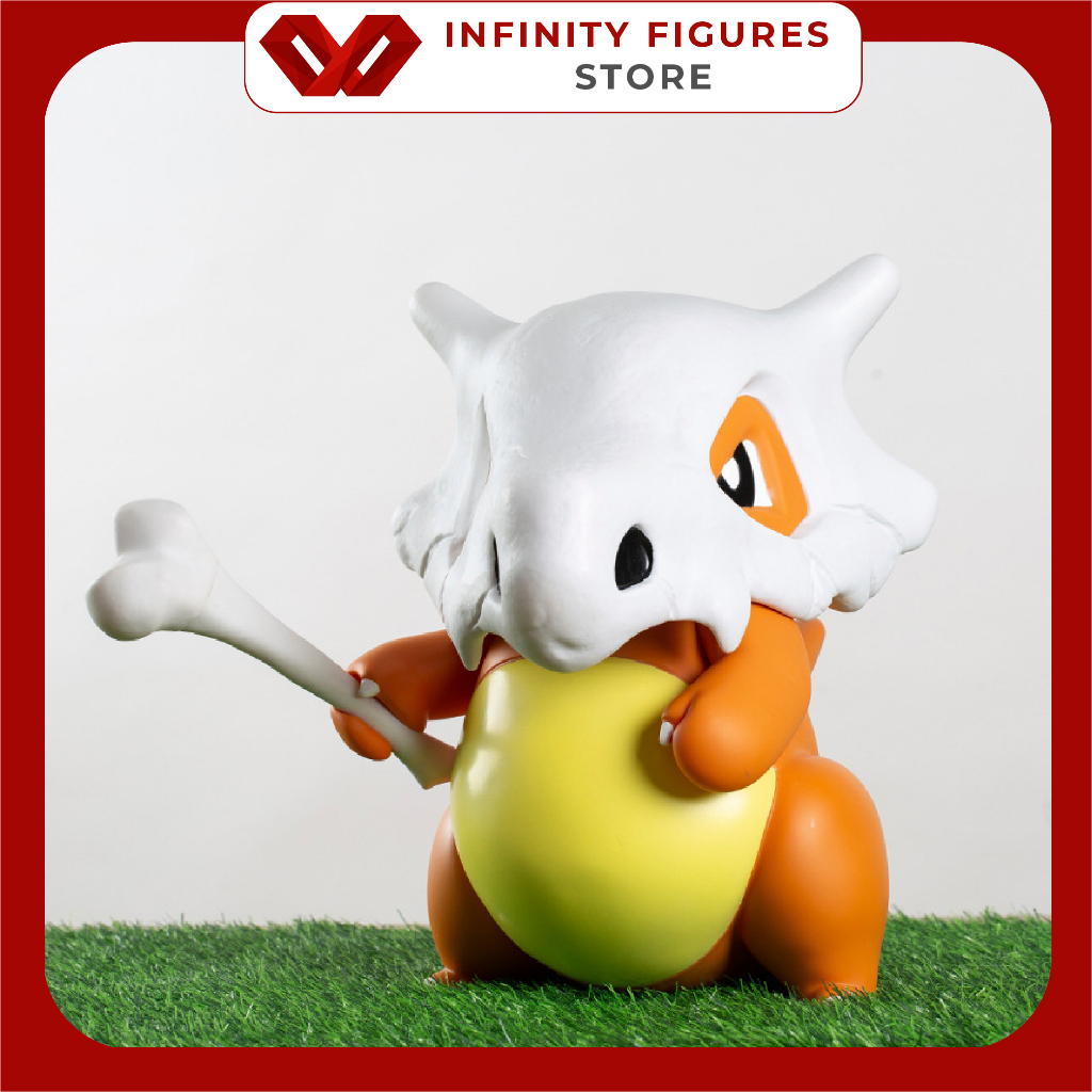 Mô hình nhât vật Cubone giữ xương tỷ lệ 1:1 cao 36cm |Figure anime pokemon đồ chơi decor trang trí làm quà tặng