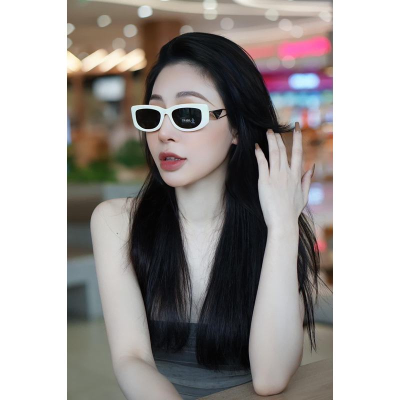 Kính mát Pra đà càng kim loại sang chảnh,Kính râm chữ nhật tròng UV400