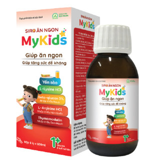 Siro ăn ngon Mykids giúp ăn ngon tăng sức đề kháng cho bé