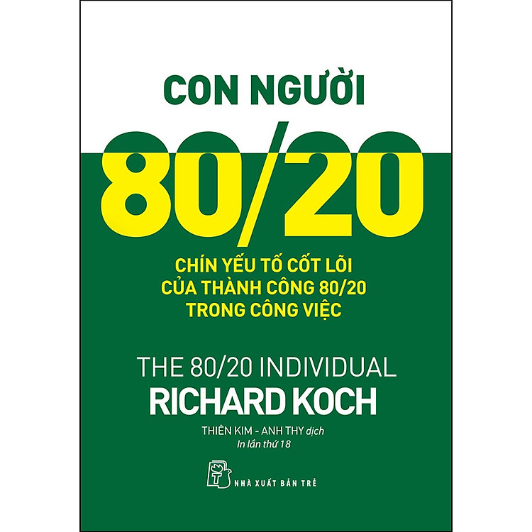 Sách Con người 80/20: Chín yếu tố cốt lõi của thành công 80/20 trong công việc