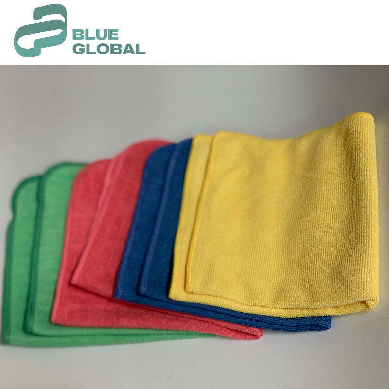 Khăn Lau Đa Năng Siêu Sạch, Lau Kính, Mặt Bàn, Xe Ô Tô Chất Liệu Microfiber, 40X40Cm, Không Đổ Lông