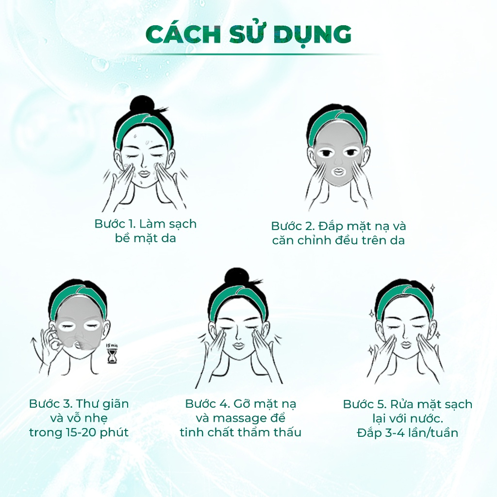 Hộp 10 Mặt nạ làm dịu, phục hồi da mụn Foodaholic CERAMIDE & MADECASSOSIDE  Ample Mask 23ml x10 | Shopee Việt Nam