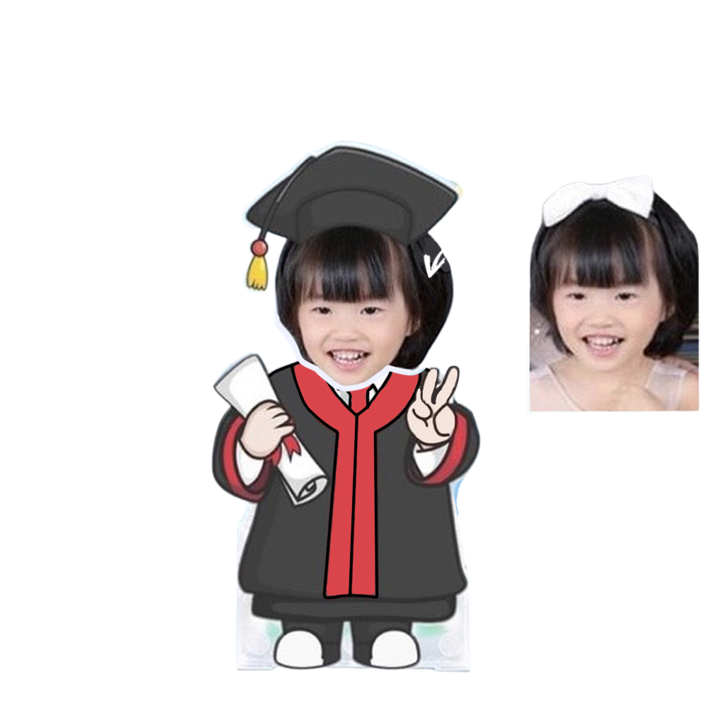 Standee lắc đầu Thegioipuzzle Cử Nhân In Theo Yêu Cầu Quà Tặng Cho Học Sinh Bạn Bè Người Thân Chibi Cute