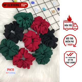 Đồ Cột Tóc Vải Scrunchies Makeup, Dây Buộc Tóc Crunchies Phụ Kiện Tóc Nữ