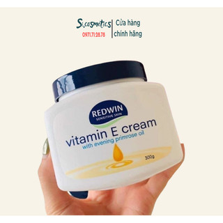 (CHÍNH HÃNG) Kem Dưỡng Da Mềm Mịn Redwin Vitamin E Cream 300g của Úc