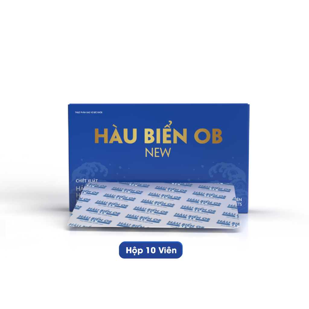 HOBN-Viên uống Tinh chất Hàu Biển Ob New, Oyster tăng sinh lý nam, hỗ trợ nam giới xuất tinh sớm, yếu sinh lý (10 viên)