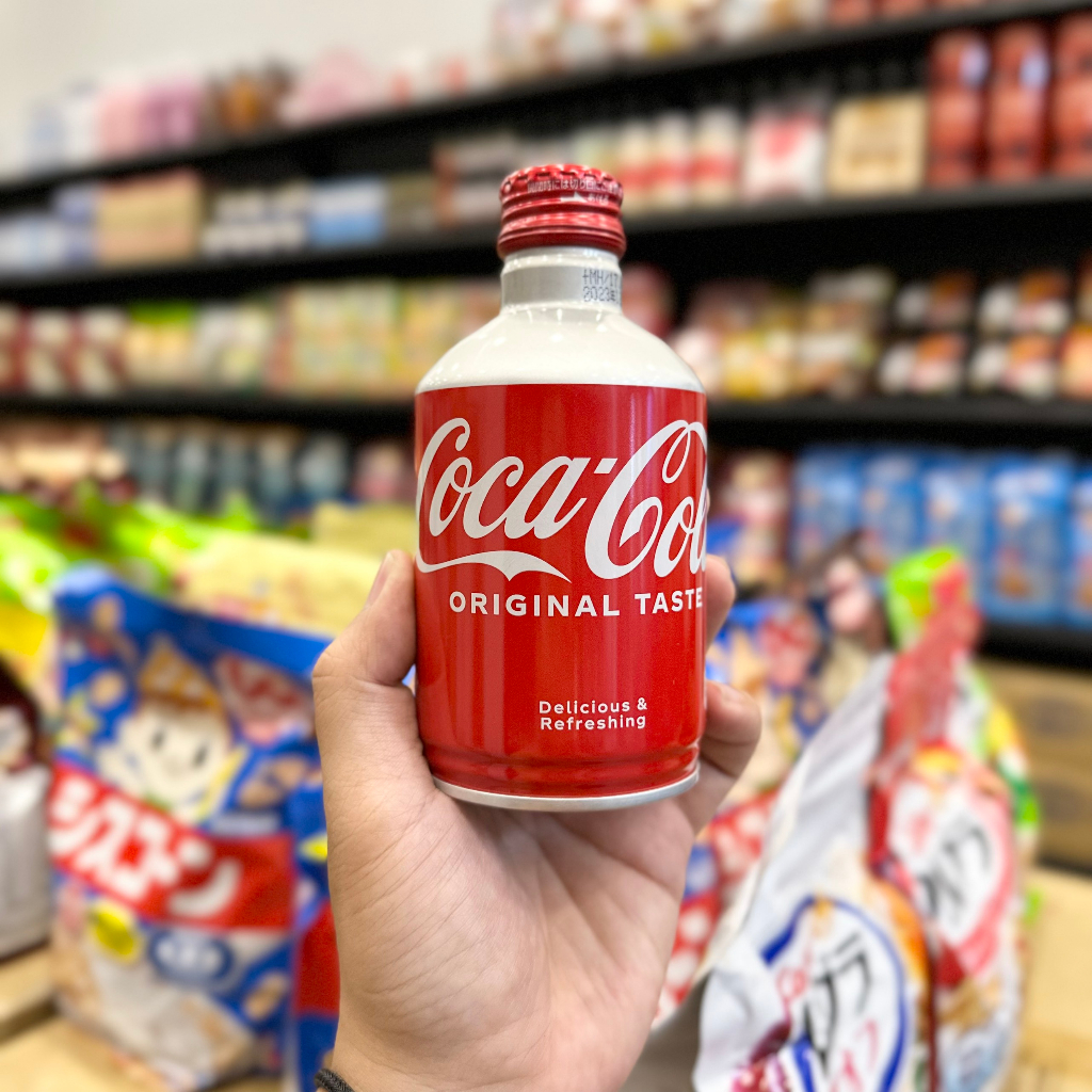 Nước ngọt coca cola Nhật chai nhôm nắp vặn 300ml