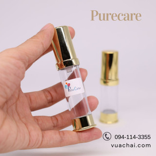 Chai chân không 5ml 10ml 15ml chiết serum kem, serum, gel, tinh dầu xịt giọt