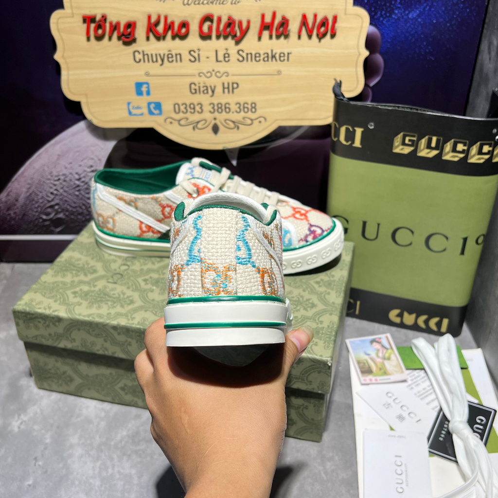 GIẦY THỂ THAO SNEAKER GUCCI TENISS QUẢNG CHÂU FULL PK