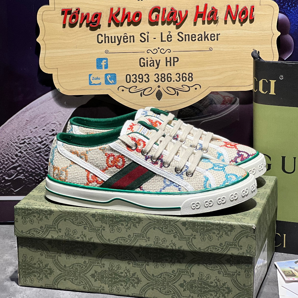 GIẦY THỂ THAO SNEAKER GUCCI TENISS QUẢNG CHÂU FULL PK