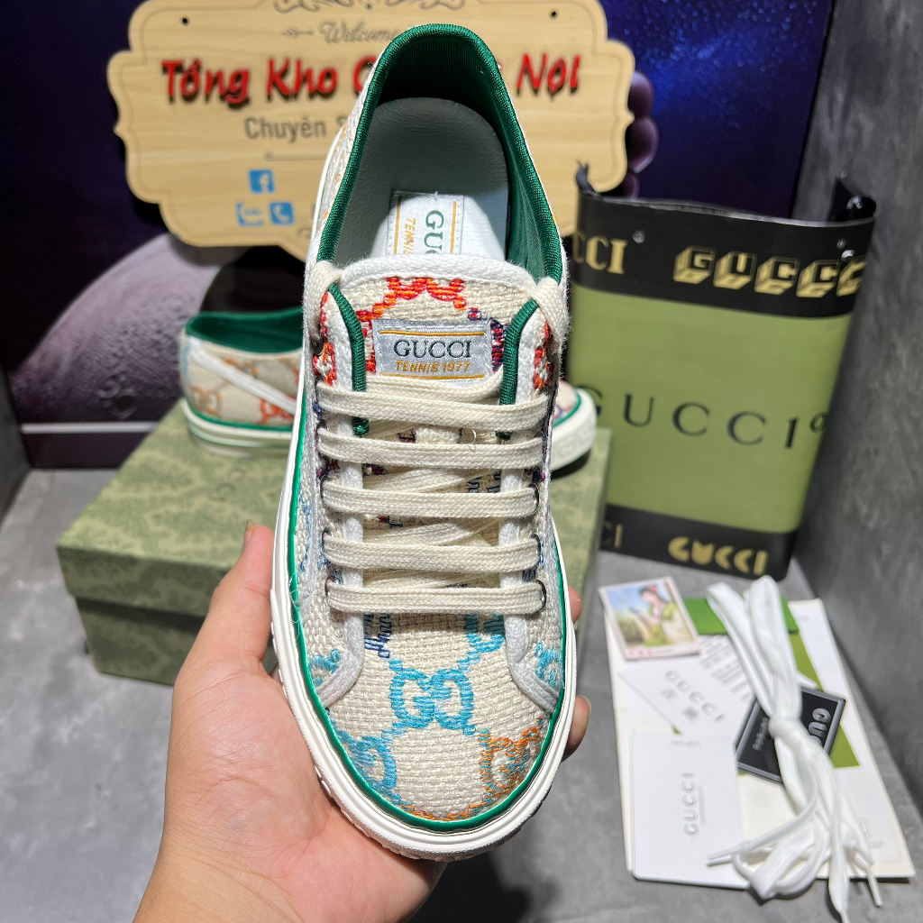 GIẦY THỂ THAO SNEAKER GUCCI TENISS QUẢNG CHÂU FULL PK