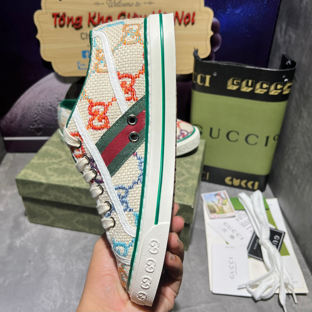 GIẦY THỂ THAO SNEAKER GUCCI TENISS QUẢNG CHÂU FULL PK