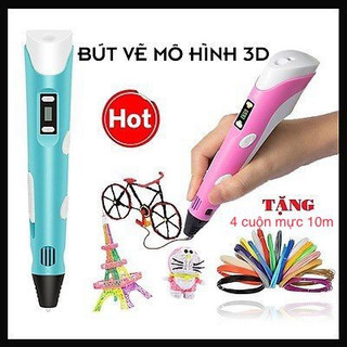 Bộ Đồ Chơi:Bút Vẽ Hình 3D PEN Phiên Bản 2