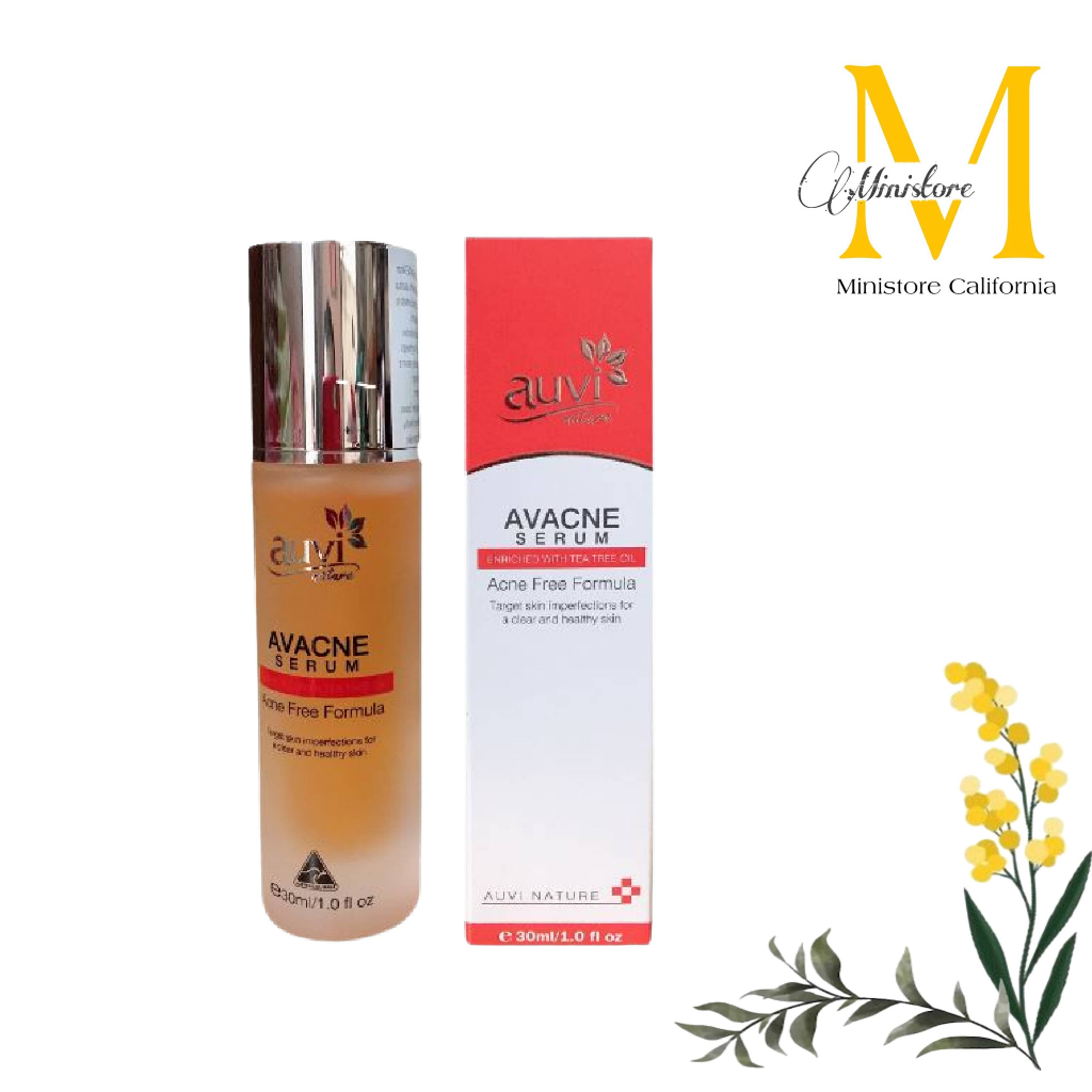 TINH CHẤT AUVI NATURE AVACNE SERUM - HỖ TRỢ GIẢM MỤN GIẢM THÂM [30mL]