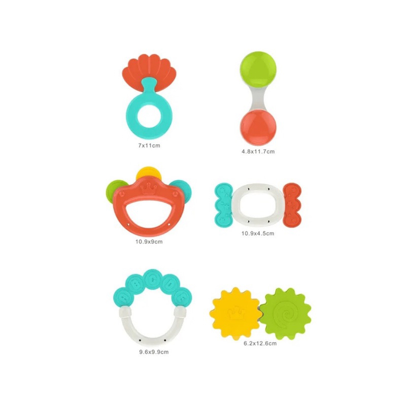 Đồ Chơi Lục Lạc, Xúc Xắc Gặm Nướu HUANGER Baby Rattles Cho Bé Sơ Sinh Từ 0 Tháng Tuổi