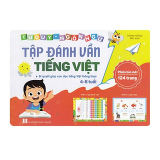 Cho Bé Tập Đánh Vần Tiếng Việt (Phiên Bản 124 Trang)