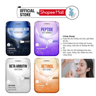 Mặt nạ Foodaholic cao cấp mẫu mới Retinol ngừa lão hóa, Peptide nâng cơ, HA cấp ẩm sâu, Beta Arbutin dưỡng trắng nhanh