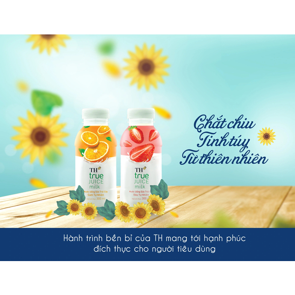 Sữa Trái Cây TH-True Milk Chai 300ml